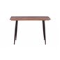 Edge Side Table - Sort / vintage Teak look