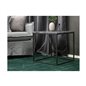 Estelle Side Board Grey Marble / Matt Black