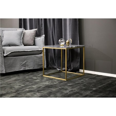 Estelle Side Board Grey Marble / Matt Brass