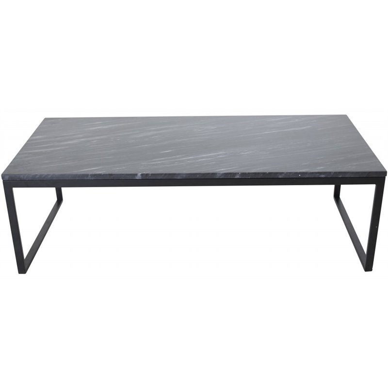 Estelle Sofa Table 120*60*36 Grey Marble / Matt Black Estelle Sofa Table 120*60*36 Grey Marble / Matt Black