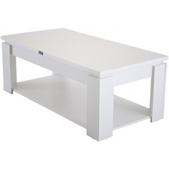 Soffbord Lind 120 cm - Vit