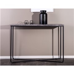 Palace Side Table - Black / Concrete-look