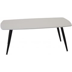 Soffbord Plaza 120x70 cm - Svart / Vit