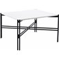 Razzia Sofa Table 75*75*48 White Terazzo / Black