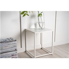 Staal - Side Table - White