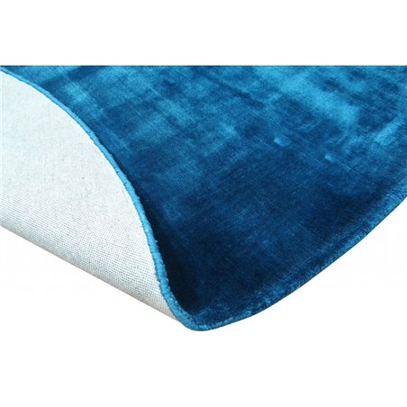 Indra Viscose Carpet - ø200cm - Turquoise