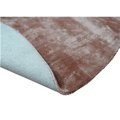 Indra Viscose Carpet - ø200cm - Dusty Pink