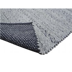 Ganga Wool Carpet - 170*240cm - Silver