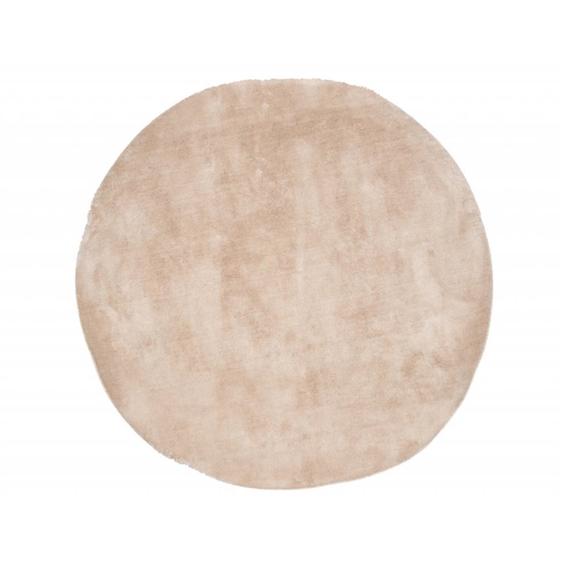 Undra Viscose Carpet ø200 Beige