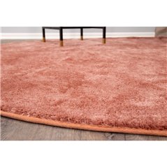 Undra Viscose Carpet ø200 Dusty Pink