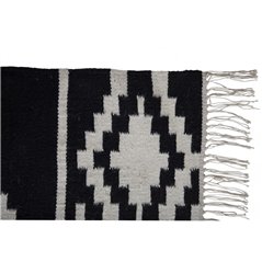 Indari Wool Carpet - 200*300 - Black / White