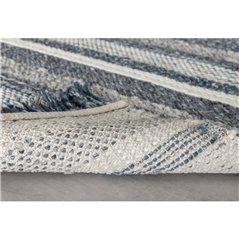 Agra Wool Carpet - 200*300 - Navy Blue / Grey