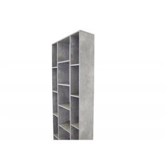 Kirjahylly Lind 203 cm - Concrete-Look