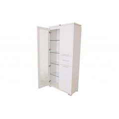 Vitrineskab Lind 200x94 cm - Hvid