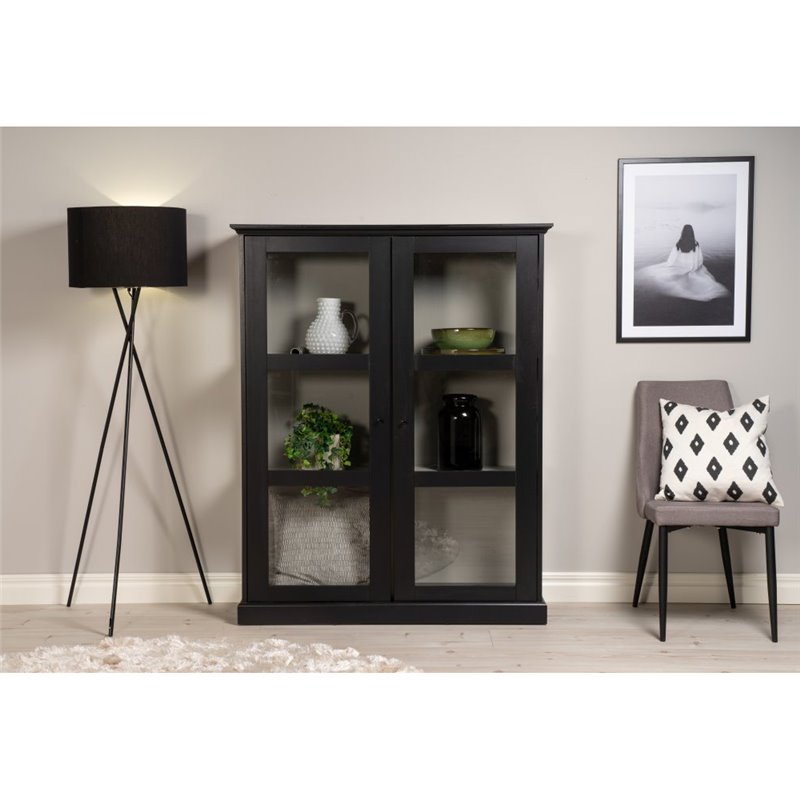 Wave - Glass cabinet - 120X40X150 CM - Black