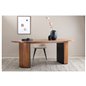 Bianca Oval Dining Table - Walnut / Black Veneer