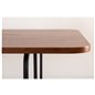 Uno Dining Table - Black / Walnut Veneer