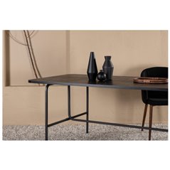 Uno Dining Table - Black / Black Veneer