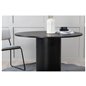 Bianca Round Dining Table - Black / Black Veneer