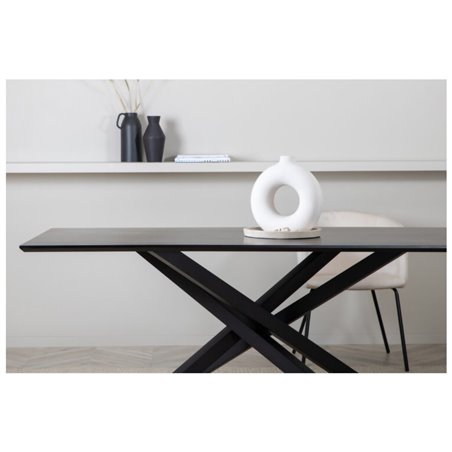 Piazza Dining Table - Black / Black Veneer