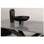 Piazza Dining Table - Black / Grey Veneer