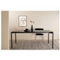 Pelle Dining Table - Black / black Black