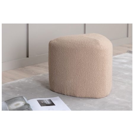 Peg Pouf - / Beige Teddy