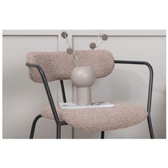 Duffy Single Sofa - Sort / Beige Teddy