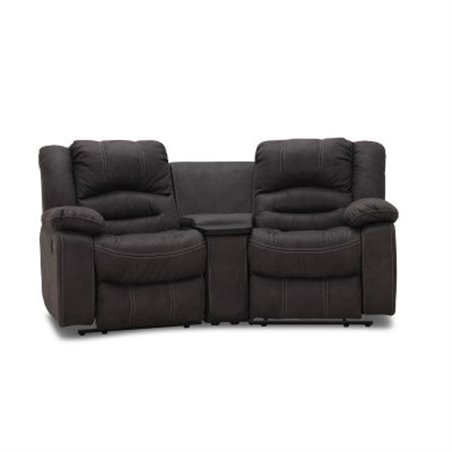 Soffa El-recliner 2-Sits med Konsol - Cine