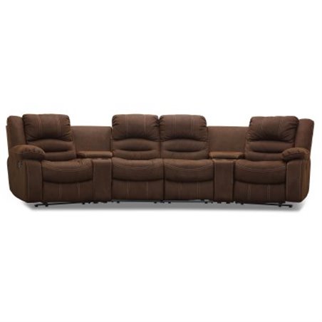 Soffa Recliner 4-Sits med  2 Konsoler - Cine