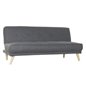 Sovesofa DKD Home Decor Polyester Gummi træ (175 x 75 x 80 cm) (172 x 86 x 38 cm)