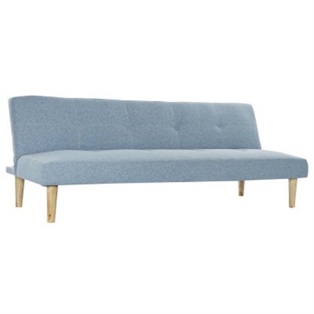 Sovesofa DKD Home Decor Polyester Gummi træ (180 x 68 x 66 cm) (180 x 102 x 38 cm)