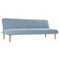 Sovesofa DKD Home Decor Polyester Gummi træ (180 x 68 x 66 cm) (180 x 102 x 38 cm)