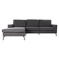 Schäslong / Divansoffa DKD Home Decor Bomull Metall Mörkgrå (250 x 157 x 83 cm)