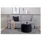 Anton Sofa - Black / Grey Fabric