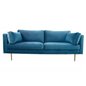 Boom - 3 seat sofa Velvet - Blue