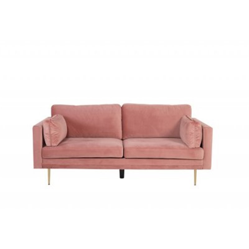 Boom - 3 personers sofa Velvet - Støvet pink