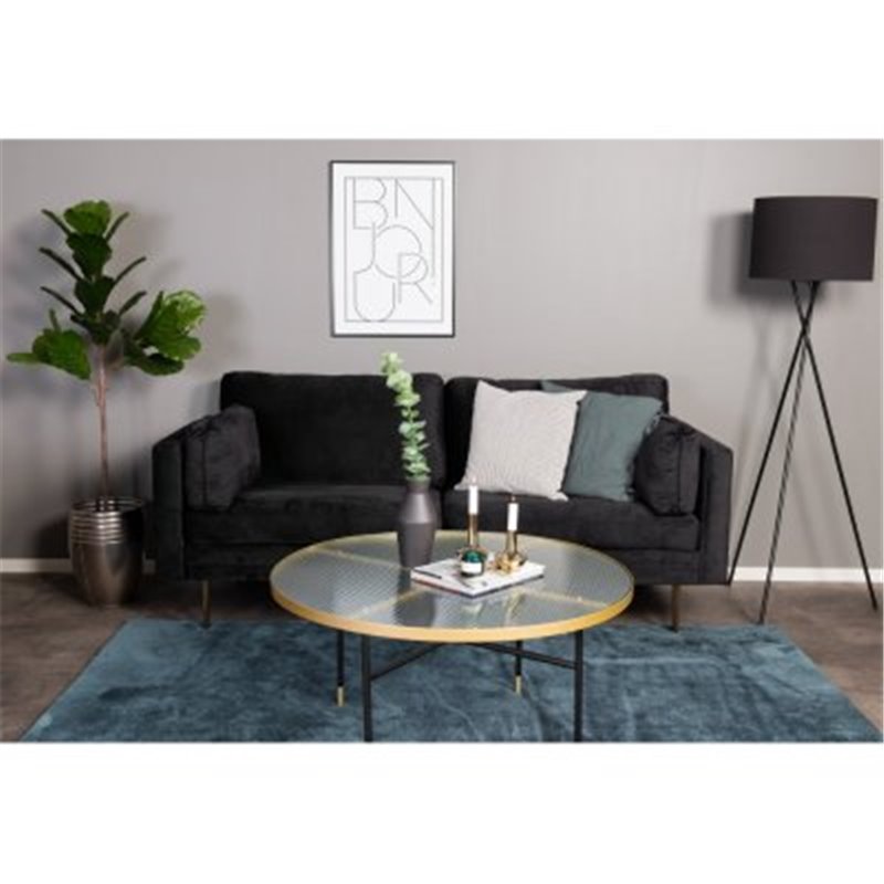 Boom - 3 personers sofa Velvet - Sort