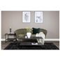 Calais Sofa 3-seater - Dusty Green Fabric - Black Legs