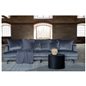 Sofia Sofa - Black / Dark Grey Velvet