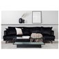 Sofia Sofa - Black / Black Fabric