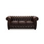 Soffa Chesterfield 3-Sits Liverpool - Oxblod - Läder