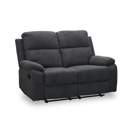 Sofa hvilestol 2-sædet - Nevada - Stof - Grå