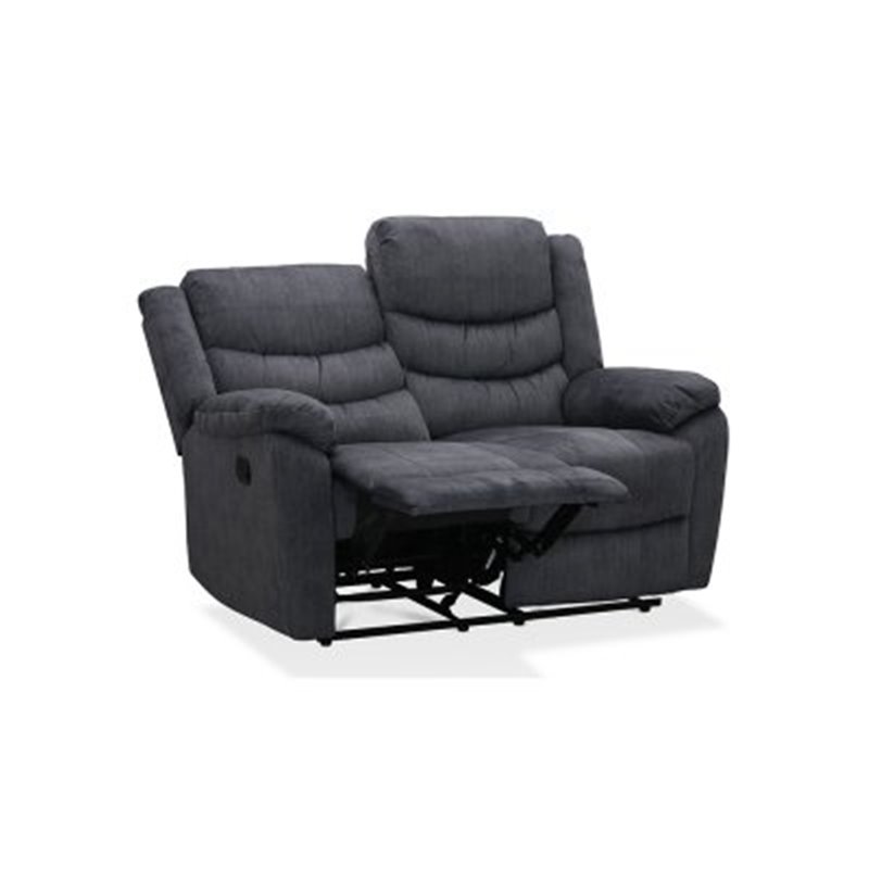 Soffa Recliner 2-Sits Tampa - Grå - Tyg