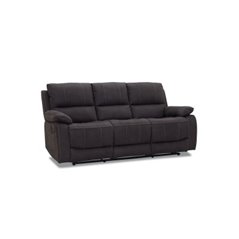 Soffa Recliner 3-Sits - Texas - Grå - Microtyg/Konstmocka