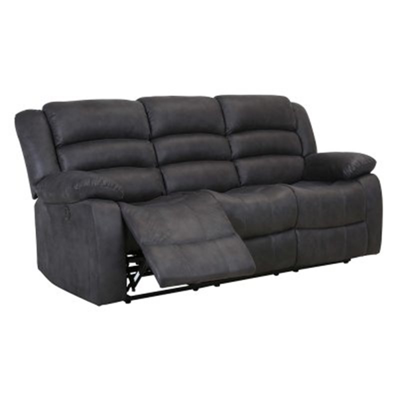 Sohva recliner 3-istuttava Electric Maine - Harmaa - Kangas