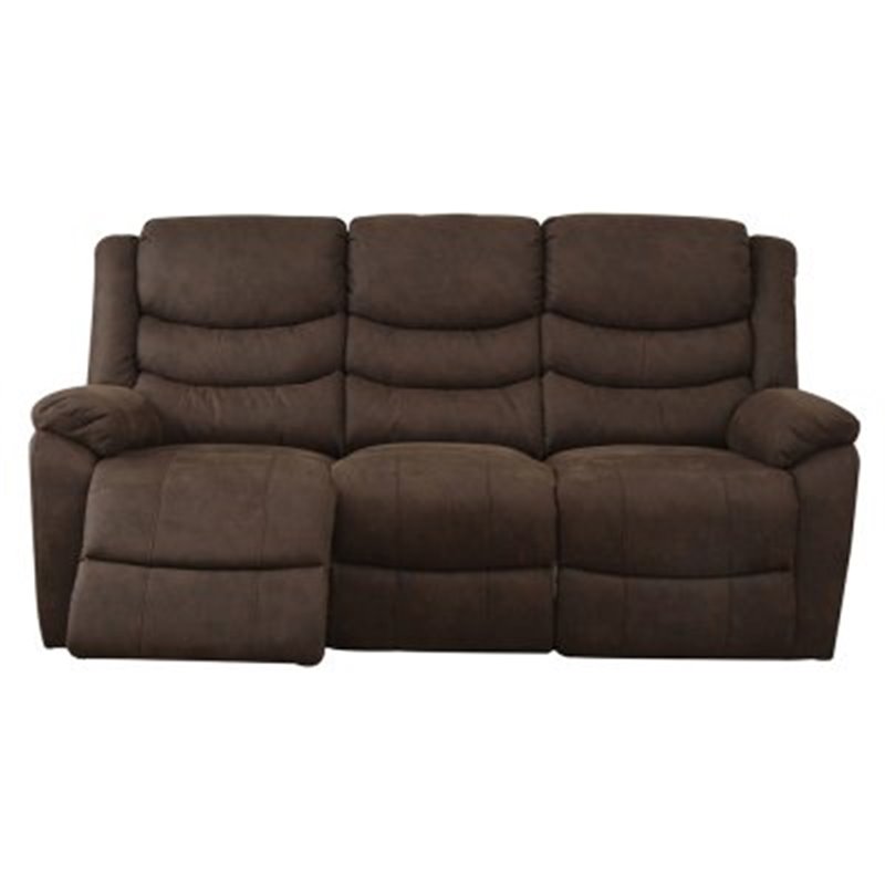 Soffa Recliner 3-Sits Eldriven Winfield - Brun - Tyg