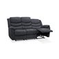 Soffa Recliner 3-Sits Tampa - Grå - Tyg