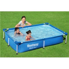 Ovanmarkspool Bestway Steel Pro 221x150x43 cm Rektangulär med Stålram