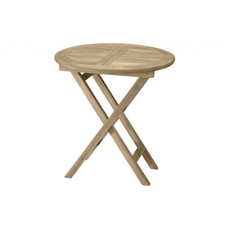 Utebord / Cafébord Kenya ø 70 cm - Teak/Natur